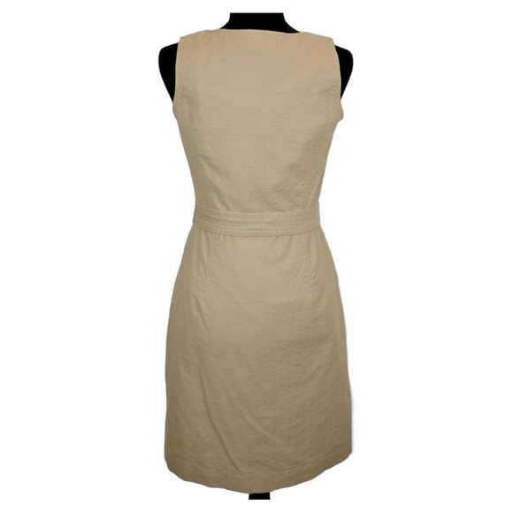 Tommy Hilfiger Khaki Sleeveless Shirt Dress with Belt in  Size 4 - Picture 4 of 6